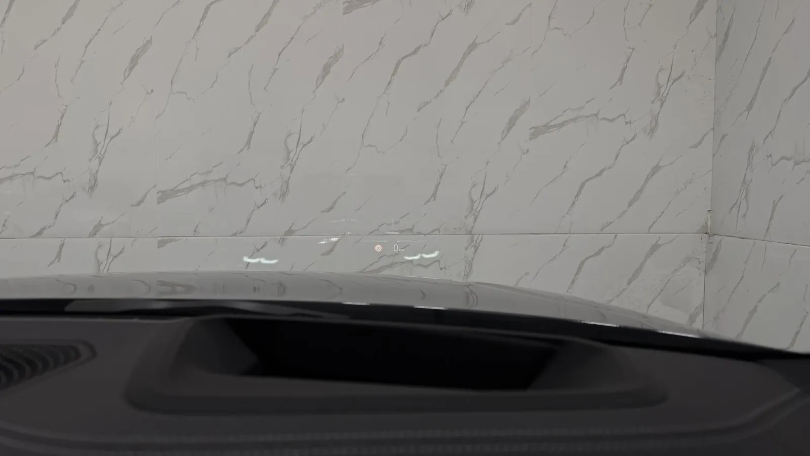 2023 BMW i4 — Looking along the bonnet towards the windscreen