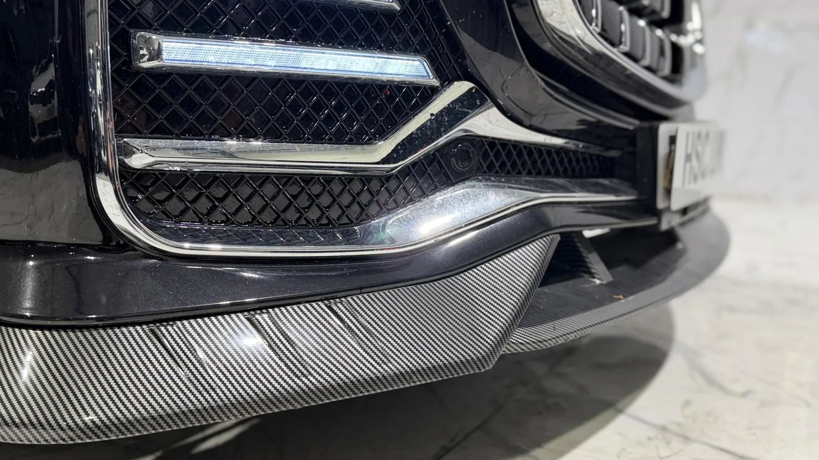 2023 Mercedes-Benz Sprinter — Close view of the grille slats and lower bumper