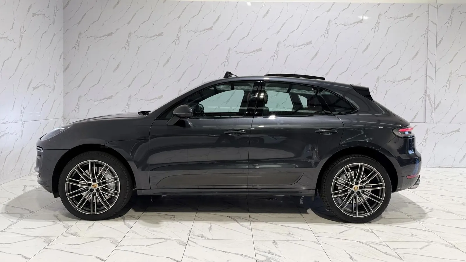 2019 Porsche Macan — Full side profile of the Macan