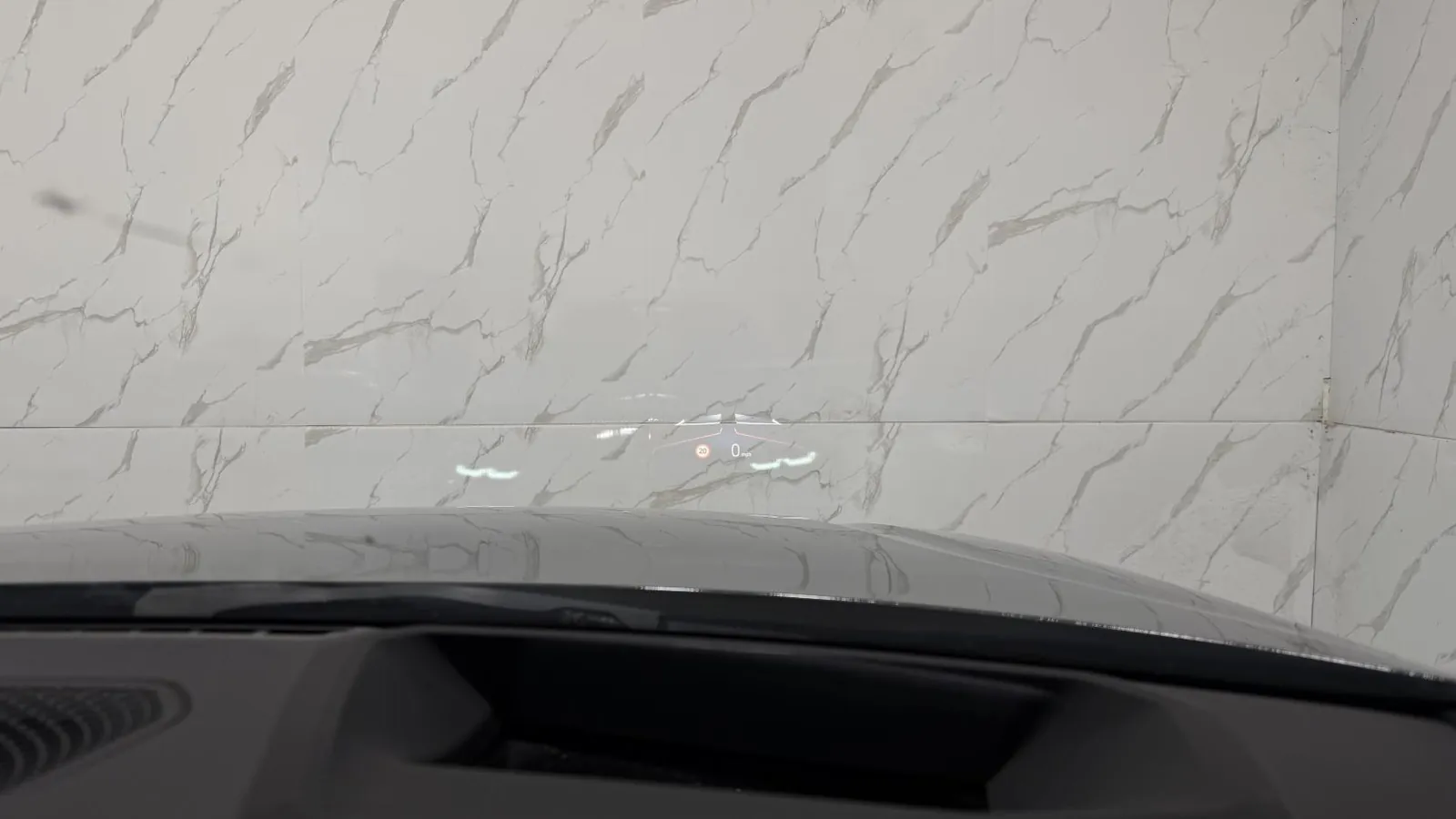 2022 BMW i4 — Looking along the bonnet towards the windscreen