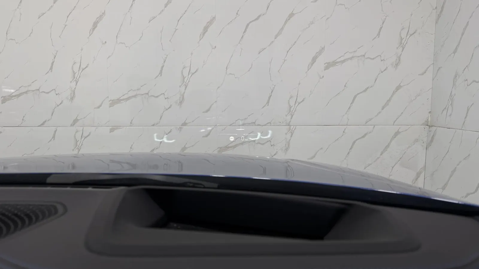 2023 BMW i4 — Looking along the bonnet towards the windscreen