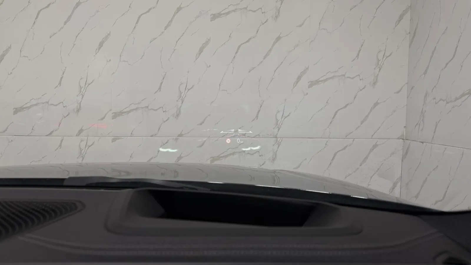 2023 BMW i4 — Looking along the bonnet towards the windscreen